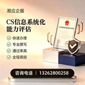 东营CS信息系统化能力评估申报服务